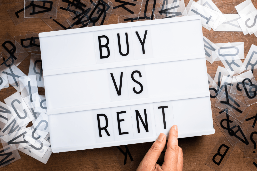 Buy versus rent image permanent project manager