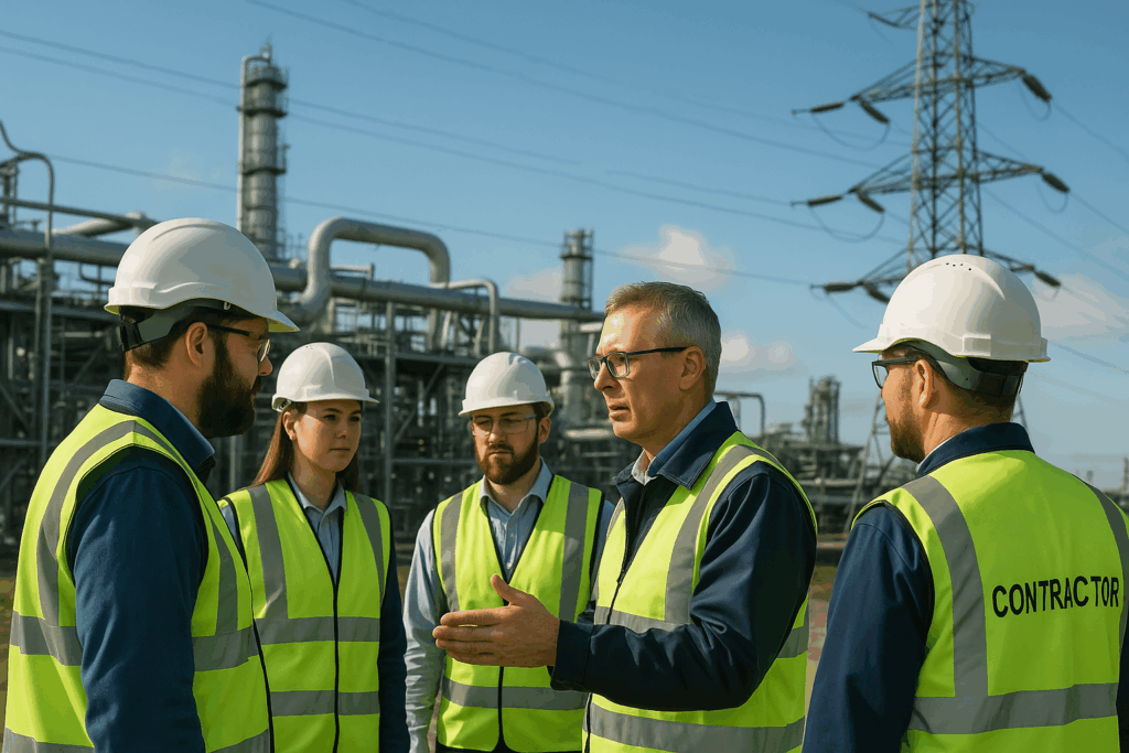 On site proactive project leadership discussion